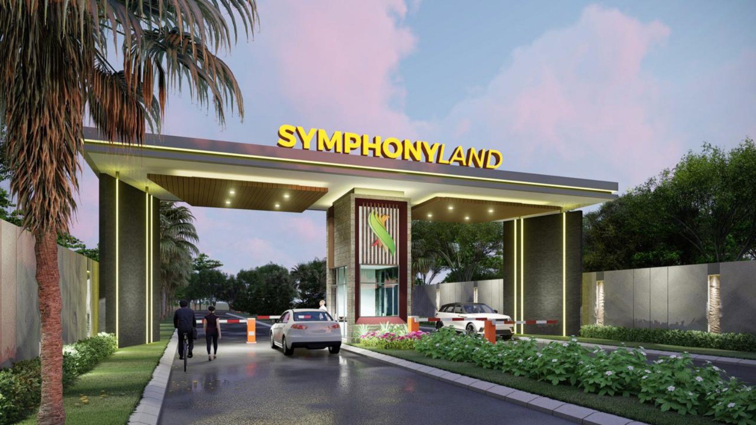 Gerbang kawasan Symphonyland
